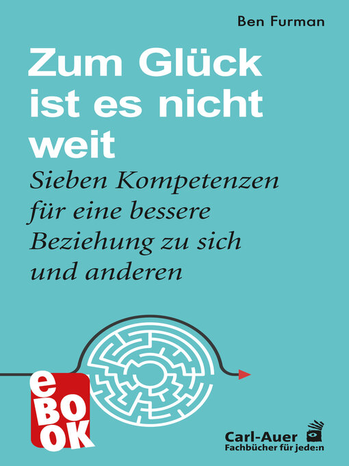 Title details for Zum Glück ist es nicht weit by Ben Furman - Wait list